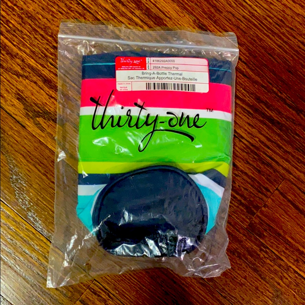 NEW Thirty One Bring a bottle thermal- Preppy Pop